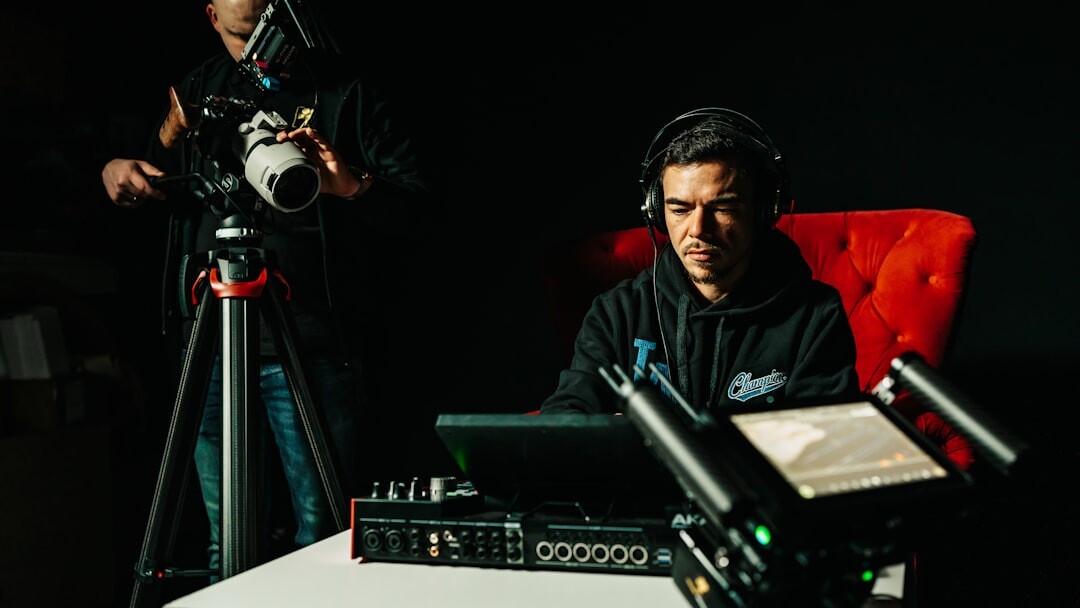 Live vision mixer switching between multiple camera angles