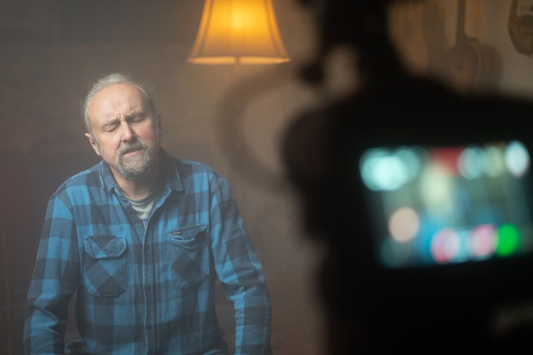 Portrait of a Finnish male broadcast director
