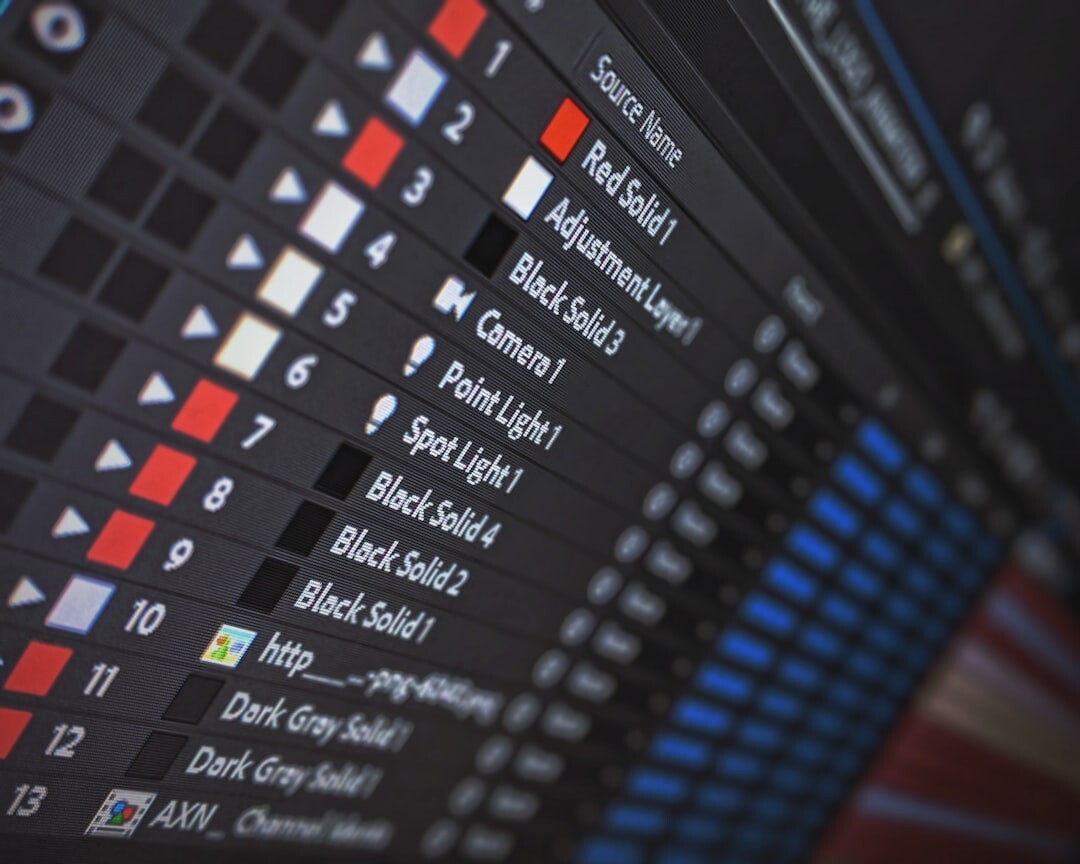 Video editing suite with color grading monitors